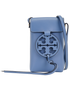 Tory Burch Miller Phone Holder, &pound;110, Accessories, Blue, Leather, Front view